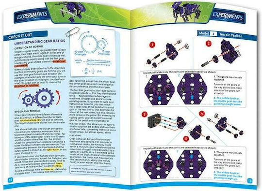 Gigo Plastic Construction Toy Engineering Makerspace Terrain Walkers for Children 6+ years old+ Years
