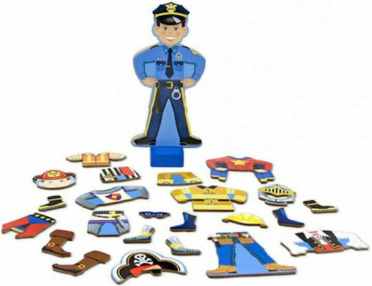 Melissa & Doug Μαγνητικό Παιχνίδι Κατασκευών Ντύνω τον Joey για Παιδιά 3+ Ετών