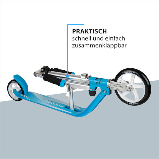 Hudora Παιδικό Πατίνι Αναδιπλούμενο Little BigWheel Δίτροχο Μπλε