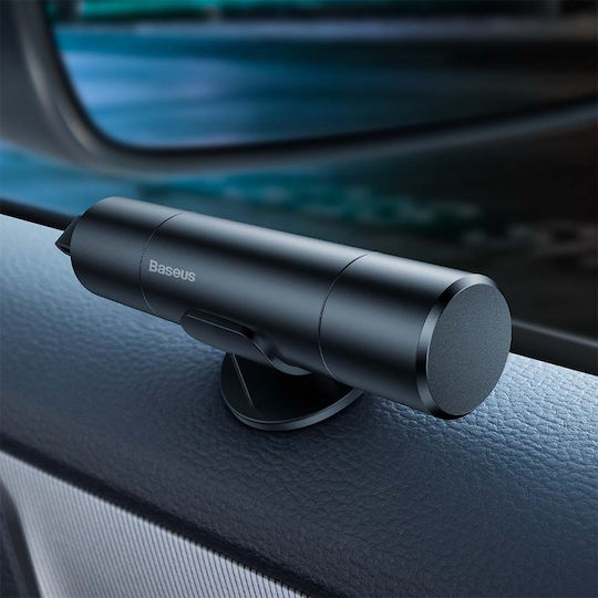 Baseus Car Emergency Hammer Automatic with Seatbelt Cutter Black