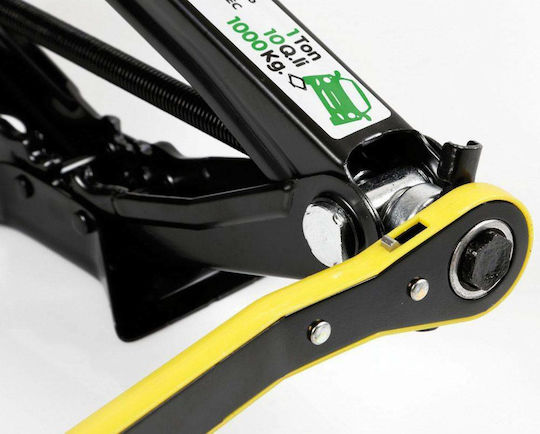 Lampa Hand Operated Scissor Jack with Lifting Capacity up to 35cm and Weight Capacity up to 1 Ton
