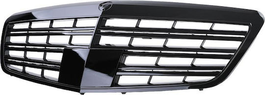 Carner Μάσκα Mercedes Benz S-Class W221 2009-2013 Facelift S63 S65 AMG Look Γυαλιστερό Μαύρο