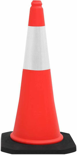 vidaXL Traffic Cone in Red Colour 38x75cm (4 Pieces)