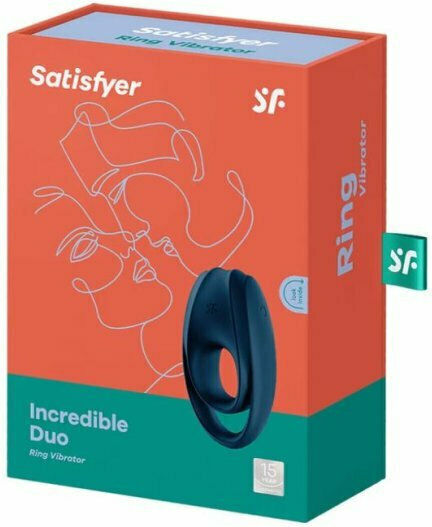 Satisfyer Incredible Duo Ring Vibrator Blue