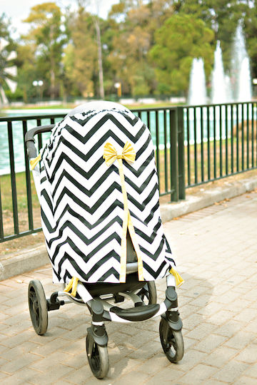 Queen Mother Yellow Stroller Sunshade All Season