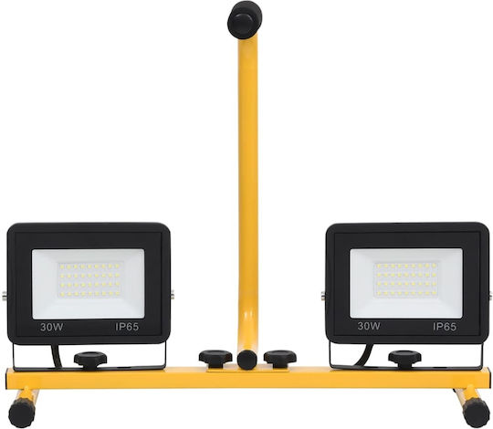 vidaXL Προβολέας Εργασίας Ρεύματος LED IP65 με Φωτεινότητα έως 4200lm