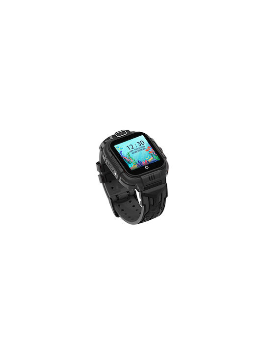 Wonlex Kinder Digitaluhr mit GPS und Kautschuk/Plastik Armband Schwarz
