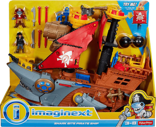 Action Figure Imaginext Pirate Shark Ship for 3+ years Years 41cm.
