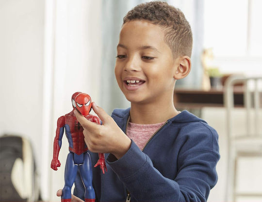Action Figure Titan Hero Innovation Spider-Man Blast Gear Marvel Avengers Spider-Man for 4+ years old Years 30cm.