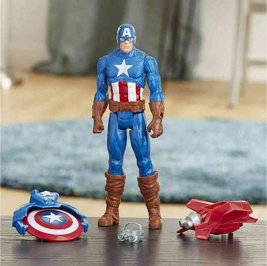 Action Figure Titan Hero Innovation Captain America Marvel Avengers Captain America for 4+ years old Years 30cm.