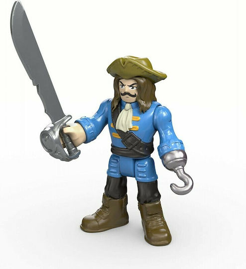 Action-Figur Imaginext Krokodil Monster & Pirat mit Zubehör für 3+ Jahre alt Jahre 28cm.