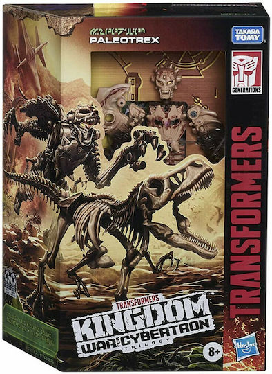 Фигура за Действие Generations War for Cybertron Kingdom Deluxe Paleotrex 2021 Трансформатори за 6+ години Години 14см.