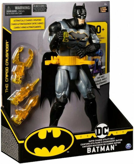 Action Figure Batman with Rapid Change Utility Belt Justice League Batman with Sounds for 3+ years Years 30cm.