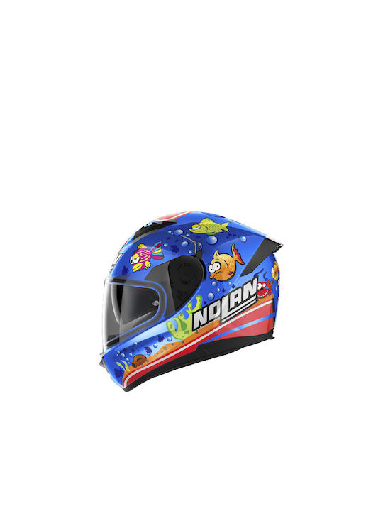 Nolan N60-6 Gemini Replica 51 Motorradhelm Volles Gesicht ECE 22.05 mit Sunvisor