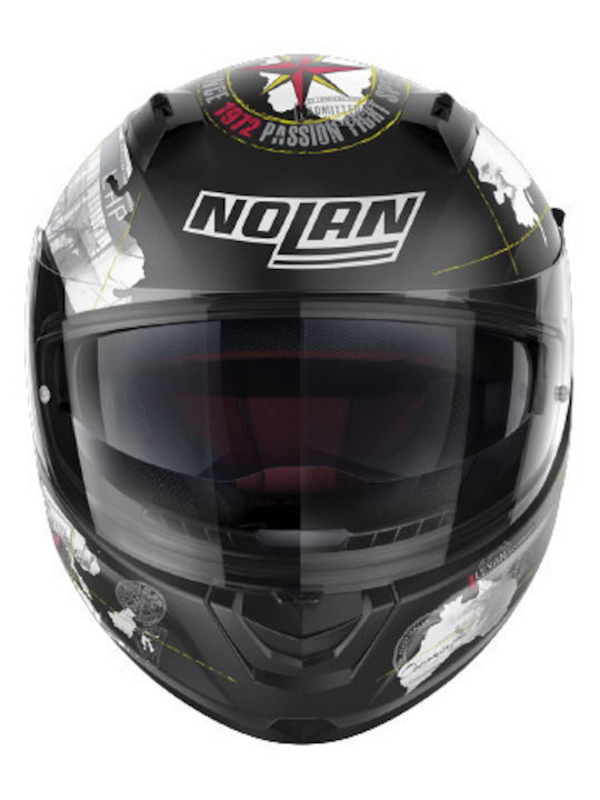 Nolan N60-6 Gemini Replica 49 Motorcycle Helmet Full Face with Sunvisor N606GEMREP492XS