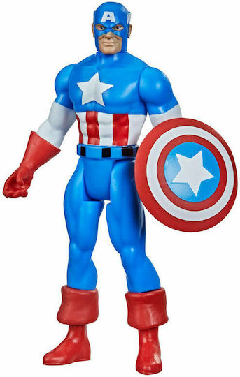 Action Figure Retro Collection Captain America Marvel Legends Captain America for 4+ years old Years 10cm.