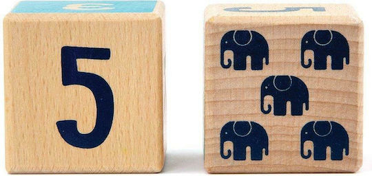 Svoora Svoora Bauklötze Buchstaben Zahlen Formen Aus Holz Für 1.5+ Jahre 24 Stück