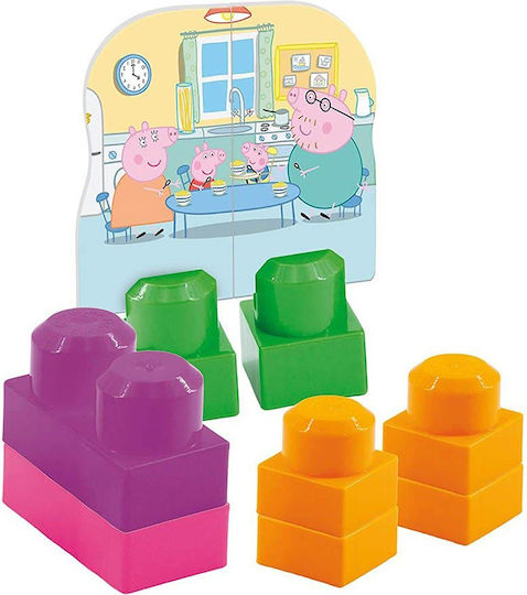 Lisciani Giochi Cuburi De Construit Cu Rucsac De Transport Peppa Pig Pentru 1+ Ani 36 Bucăți