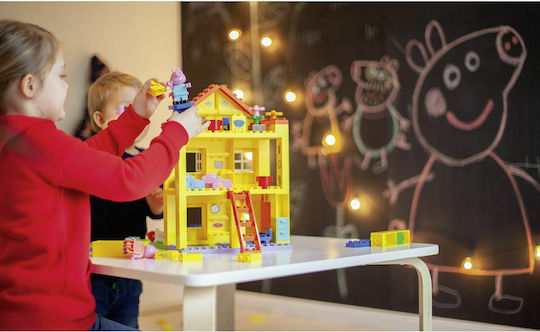 Big Τουβλάκια Playbig Bloxx Peppa Pig Camper για 1.5-5 Ετών 54τμχ