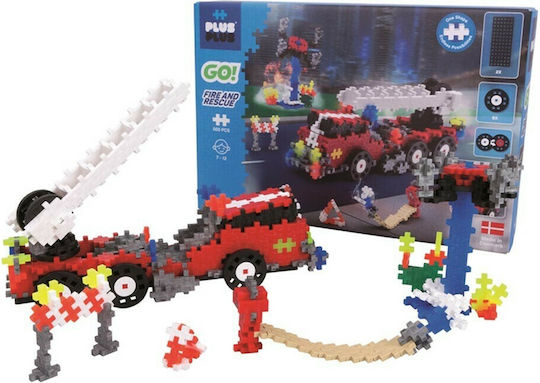 Plus Plus Blocks Go! Fire Department for 7 - 12 Years 500pcs