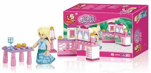 Sluban Конструктори Girls Dream Prinsess Little Room за 6+ Години 35 Бройки