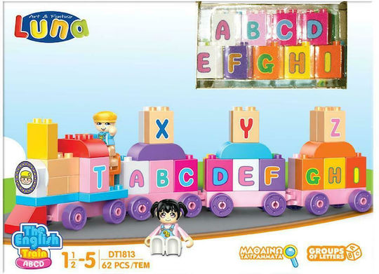 Luna Educational Blocks Train Number for 1.5-5 years old Years 62pcs