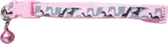 AGC AGC Katzenhalsband Mit Glöckchen 1×19-34cm Rosa