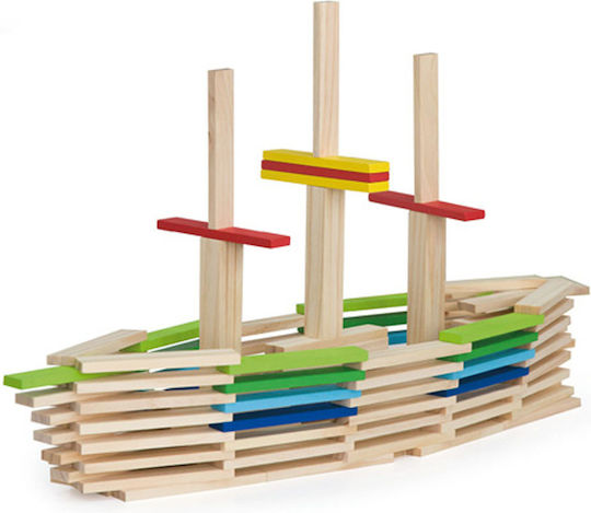 Viga Toys Blocks Colorful Wooden for 3 - 6 Years 250pcs