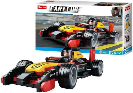 Sluban Τουβλάκια Racing Car για 6-12 Ετών 120τμχ
