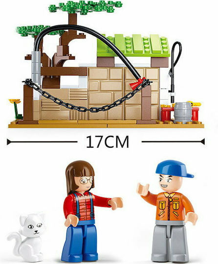 Sluban Building Blocks Town Farm Horse Care Station For 6+ Years 110 Pieces