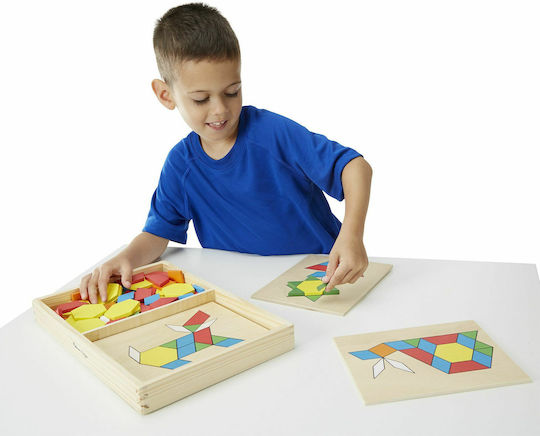 Melissa & Doug Τουβλάκια Σετ Το πρώτο μου Τάγκραμ για 3+ Ετών 120τμχ