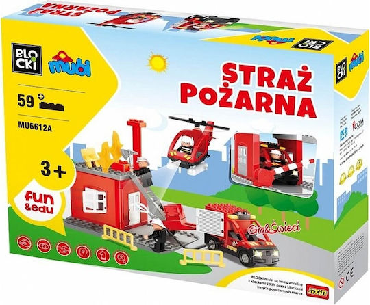 Blocki Τουβλάκια Fire Guard για 3+ Ετών 59τμχ