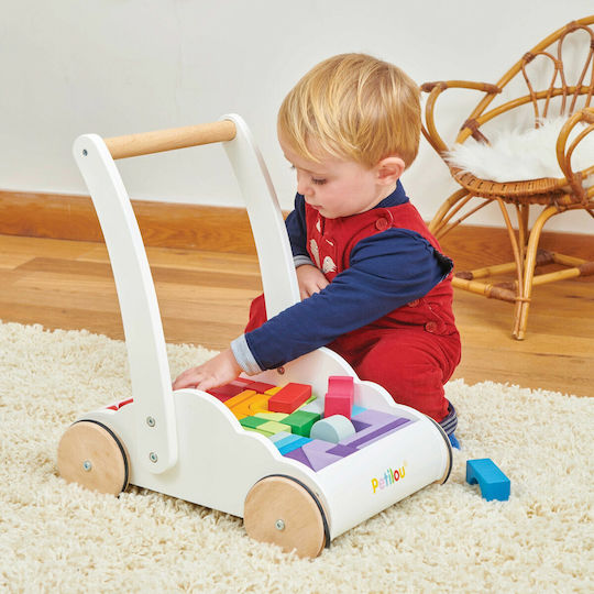Le Toy Van Blocks Rainbow Cloud Walker Wooden for 1-3 years old Years 45pcs