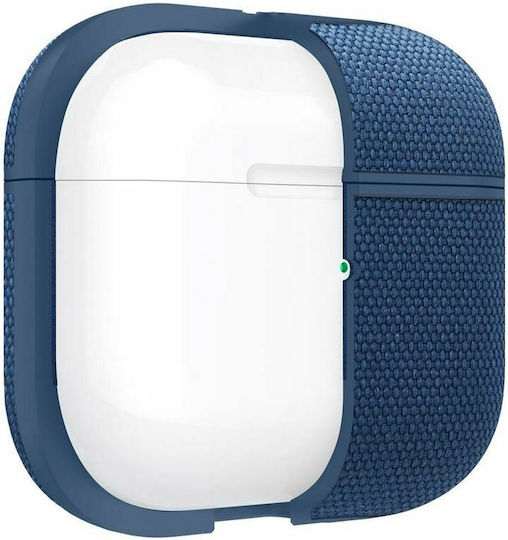 Spigen Urban Fit Silicone Case with Keychain Navy Blue for Apple AirPods 3