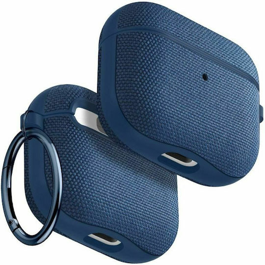 Spigen Urban Fit Silicone Case with Keychain Navy Blue for Apple AirPods 3