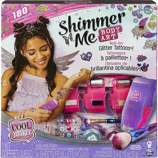 Spin Master Cool Maker Shimmer Me Body Art With Roller Kinder Tattoos