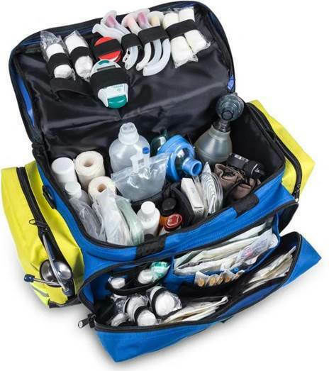 Elite Bags Термоизолационна Медицинска Чанта Първа помощ Emergency's в Син Цвят Изотермичен Медицинско Торбиче Първа помощ Emergency's в Син Цвят