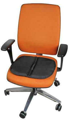Lampa Ergo Seat Travel Car Pillow Ergo Seat Folding Seat Cushion with Gel in Black Color