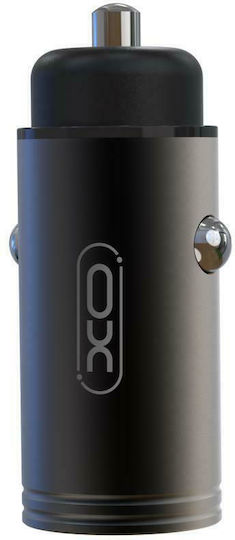 XO Φορτιστής Αυτοκινήτου CC39 18W 3A Γρήγορης Φόρτισης με μία Θύρα: 1xUSB Μαύρος