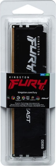 Kingston Fury Beast DDR5 με Module 1x16GB και Ταχύτητα 5600 για Desktop