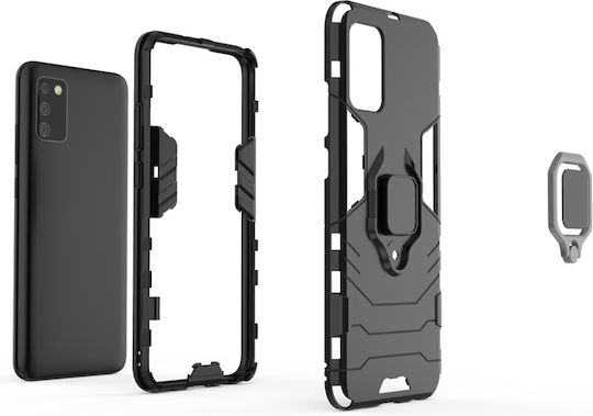 Powertech Back Cover Πλαστικό Μαύρο (Galaxy A02s)