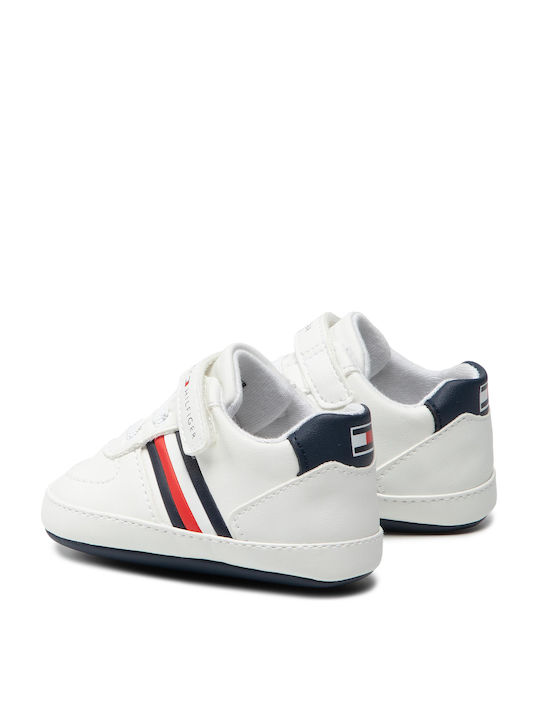 Tommy Hilfiger Βρεφικά Sneakers Αγκαλιάς Λευκά