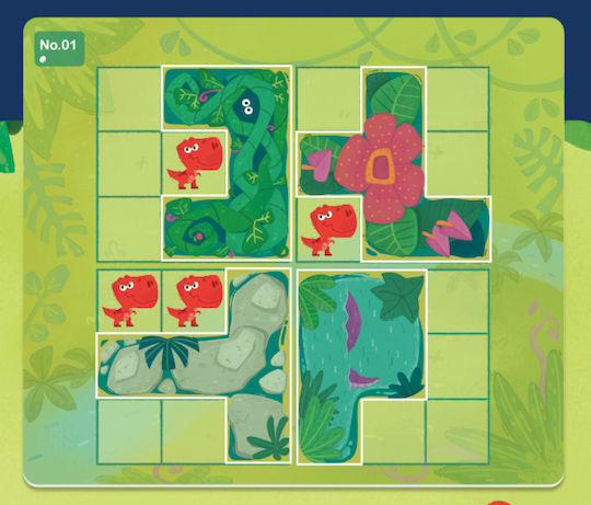 Επιτραπέζιο Παιχνίδι Dinosaurs Hide and Seek 4+ Ετών (EN) Toi World