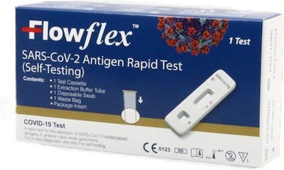 Acon FlowFlex SARS-Cov-2 Antigen Rapid Test 1τμχ Αυτοδιαγνωστικό Τεστ Ταχείας Ανίχνευσης Αντιγόνων με Ρινικό Δείγμα