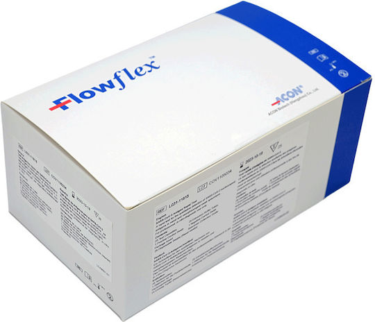 Acon FlowFlex 25pcs Self-Diagnostic Test for Rapid Detection Antigens with Nasal Sample