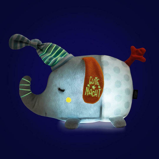 Fehn Παιχνίδι Ύπνου Night Light Elephant από Ύφασμα με Φως για Νεογέννητα