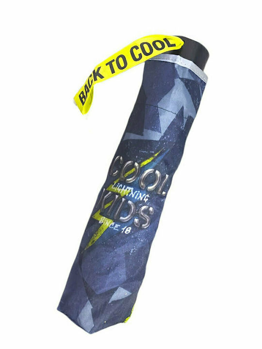 Perletti Umbrelă Pentru Copii Compactă Albastră 100 cm