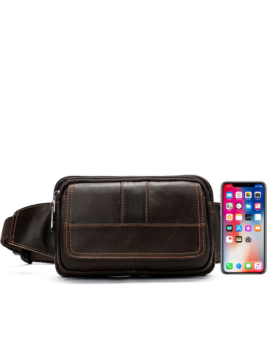 Magazin online pentru bărbați Piele Bum Bag pentru Talie Maro