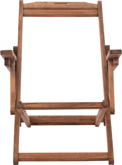 HomeMarkt Lemnos Skeleton for Director's Chair Wooden 62.5x97x105cm Brown