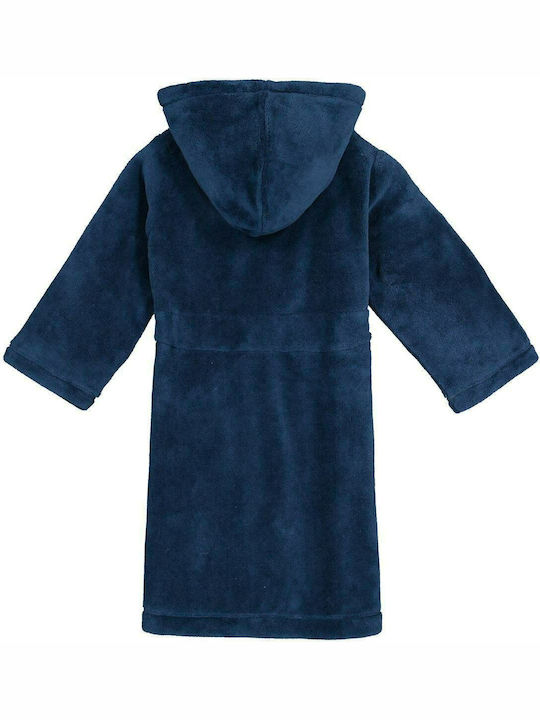 La Redoute Παιδική Ρόμπα Χειμωνιάτικη Fleece Μπλε